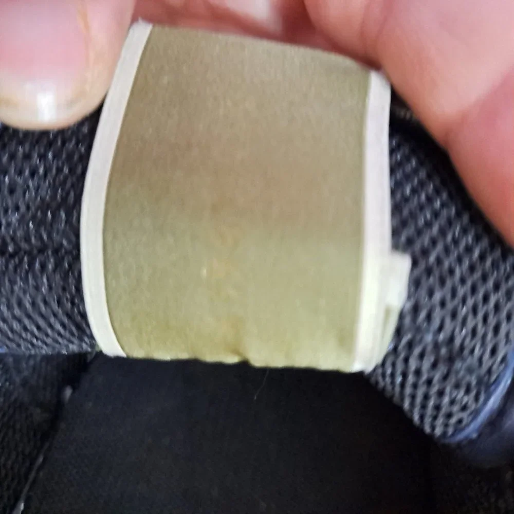 VALENTINO GARAVANI Rockstud Leather, Suede And Denim Sneakers In Navy - Picture 6 of 6